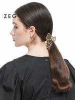ZEGL鏤空蝴蝶夾子頭飾發夾女鯊魚夾后腦勺抓夾韓國優雅氣質發飾品