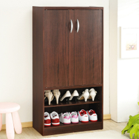 《HOPMA》雙門六格鞋櫃 台灣製造 玄關櫃 收納櫃 置物邊櫃 鞋架-寬60 x深30 x高120cm