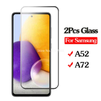 2Pcs Original Protective Glass For Samsung Galaxy A52 A72 Tempered Glass Film on Samsun A 52 A52 A 72 A72 Screen Protector Glas