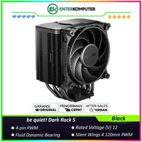 be quiet! Dark Rock 5 - Unleashed Performance and Compatibility - 1x Silent Wings 4 120mm PWM fan