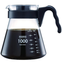 【台玻GLASSHOUSE】台灣耐熱玻璃咖啡壺1000mlx1－買一送一(2入組)