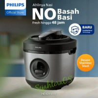 PHILIPS Magic Com Penanak Nasi : HD3211 Silver