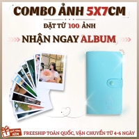 [TẶNG KÈM ALBUM] In 100 hoặc 200 ảnh 5x7 cm, in theo yêu cầu, ảnh không phai màu, ảnh in sắc nét