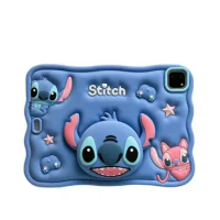 Kawaii Stitch Cartoon Table Case for iPad Pro 11 inch Silicone Tablet Cover For iPad 9.7 5th 6th 10.2 9th 8th 7th 10th Funda