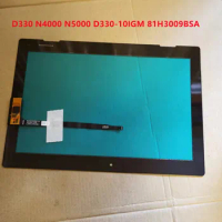 New 10.1" For lenovo IdeaPad D330 N4000 N5000 D330-10IGM 81H3009BSA Touch Screen Glass Panel Replacement