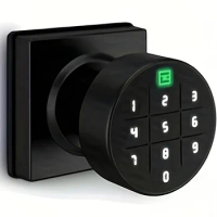 GeekTale Keyless Entry Door Lock With Keypad, Smart Door Knob Keypad Door Knob, Smart Lock With Keypad Smart Door Lock Digital D