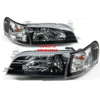 DEPO ไฟหน้าเพชร ไฟหน้าแต่ง TOYOTA COROLLA AE100 AE101 AE102 โคมดำ