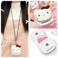 Ví Hello Kitty HEFEI thời trang dây đeo cổ yếm chống thất lạc móc khóa mini túi đeo vai túi tai nghe