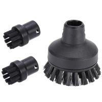 For Karcher SC1 SC2 SC3 SC4 Large Round Brush Cleaning Brush For Steam Cleaner Absolute Attachment
