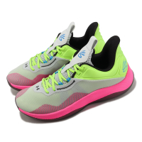 Under Armour 籃球鞋 Curry HOVR Splash 2 男鞋 螢光綠 粉紅 輕量 支撐 運動鞋 UA 3025636102