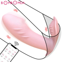 Wearable Vibrator Dildo APP Remote Control Vibrators for Women G-spot Clitoris Invisible Butterfly Panties Vibrating Egg Sex Toy