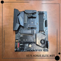 X570 AORUS ELITE WIFI Motherboard For Gigabyte AM4 4XDDR4 128GB ATX Desktop Mainboard