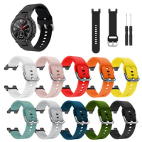 High Quality Fashion Replace Accessories For Huami Amazfit T-Rex/T-Rex Pro Monochrome Silicone Replacement Watch Strap