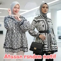 one set setelan rayon wanita SET KEMEJA CELANA KULOT BUNDLING CELANA DAN BAJU ONE SET KULOT Rayon Mo
