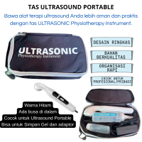 Tas Alat Terapi ULTRASOUND portable + Ruang Gel & Adaptor - Praktis & Mudah Dibawa