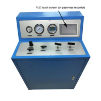 Free shipping Wellness Model:WS-AH100-D-PLC 300-800 bar High pressure air hydraulic pump system with PLC touch screen system