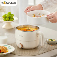 Bear Multifunction Cooker Household Rice Cooker Mini Electric Cooking Pot Stainless Steel For Kitchen Portable Multi Cooker 220v