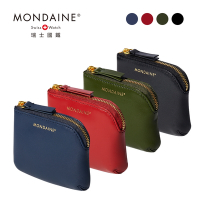 MONDAINE 瑞士國鐵經典燙金2.0紀念版NAPPA零錢包(金拉鍊)-多色任選