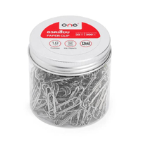 ONE ลวดเสียบกระดาษ ขนาด 33 มม. รุ่น 100433-2Z สีเงิน (กล่อง 300 ตัว)