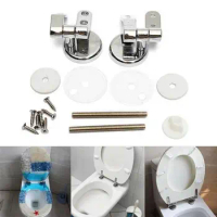 Stainless Steel Seat Hinge flush toilet cover mounting connector toilet lid hinge mounting fittings Replacement Parts WJ916