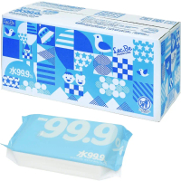 (20-Pack) 99.9% Pure Water Baby Wipes 80 Sheets x 20 Packs (Value Pack) (E974) [2 more packs] Cleani