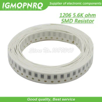 100PCS 1206 SMD Resistor 1% resistance 5.6K ohm chip resistor 0.25W 1/4W 5K6 IGMOPNRQ