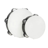 Double Row Drums Handheld Tambourine Tambourine Drum Toy for Kids Adults