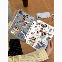 蠟筆小新蘋果iPad11/10/9平板保護殼亞克力pro保護套air7/6磁啜殼