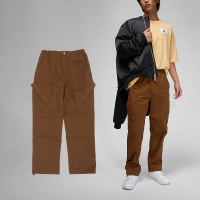 【NIKE 耐吉】長褲 Jordan Essentials Chicago 褲子 男款 棕 工裝 可調褲腳 喬丹(FB7306-281)