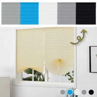 Cheap Adhesive Window Pleated Zebra Blinds And Shades Blind Roller Blackout Curtain For Bedroom Living Room Balcony