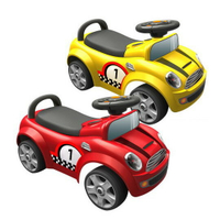 麗嬰兒童玩具館~親親-mini cooper助步車.腳行車滑行車-經典賽車造型助步車