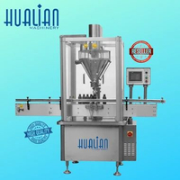Automatic Digital Auger Spice Chili Milk Dry Powder Filling Bottles Jars DZF-1