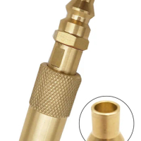 1/4" Propane Natural Gas Quick Connect Fittings Adapter For Coleman Grill Stove M12*1.5 Brass Connect Valve Outdoor BBQ Tool