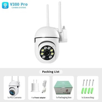 SKY - V380 Pro Outdoor Dual Lens CCTV HD 8MP WiFi 360 Degree Rotation Remote Viewing Security Alarm 