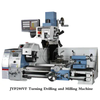 JYP290VF Household Lathe Bench Drill Lathe Drilling and Milling One Machine Industrial Metal Milling Machine Lathe