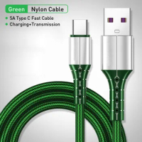 5A USB C Fast Charging Type C Data Cable For Xiaomi 11 Pro Huawei Micro USB Quick Charger Wire Phone Cord For Samsung 0.3/1/1.5M