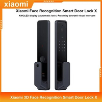 Xiaomi MiJia Smart Door Lock X Fingerprint Locks 3D Face Recognition Smart Home Door Lock NFC Digital Electronic Lock