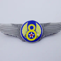 US Air Force Pin US Eighth Air Force Wings Badge Pin Insignia USAAF PIN