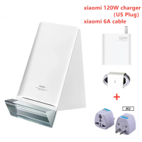 ชุดแท่นชาร์จไร้สาย Xiaomi Mi 80W MAX แท่นชาร์จอัจฉริยะแนวตั้งพร้อมสายชาร์จ 120W ชาร์จเร็วสำหรับ Xiao