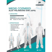 APD Baju Antivirus Coverall Medis Cozmeed Coveral Pakaian Hazmat