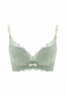 Kiss & Tell Premium Victoria Push Up Nursing Bra Maternity Bra in Sage