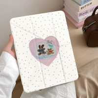 Star Bunny Plush iPad 7/8/9 Generation A16 Case MINI 7 Tablet Pro 11inch Air 6/5 Cover