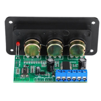 Bluetooth 5.0 Subwoofer Power Amplifier Board 30W 8 Ohm Speaker Sound Amplifier Mono Amplificador With Tweeter USB