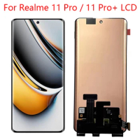 6.7'' AMOLED For Realme 11 Pro Plus RMX3771 RMX3740 RMX3741 LCD Display Touch Screen Digitizer Assembly LCD