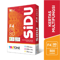 SIDU Kertas HVS F4 80gsm Kertas Print Fotocopy
