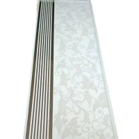 Plafon Bunga Motif Full KL16 -   PVC Minimalis tebal 8mm Lebar 20cm  Panjang 1 Meter