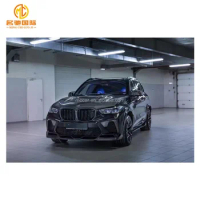 X5M F95 RD style carbon fiber body kit for BMW X5M F95 X6M F96 front lip diffuser side skirt hood grill