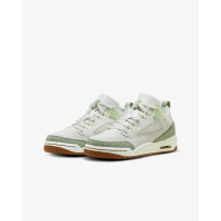 【NIKE 耐吉】運動鞋 籃球鞋 女鞋 大童鞋 男鞋 JORDAN SPIZIKE LOW GS Melon Tint 綠色 爆裂紋(HQ1194131)