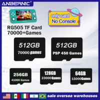 ANBERNIC RG505 TF Card 512G 70000 Games Ps Vita 3ds Gamecube Memory Cards Video Game Consoles PS2 PS1 PSP
