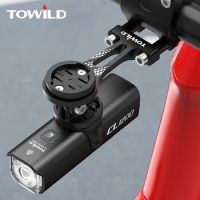 TOWILD AS80 Aluminum Cycling Computer Mount Out-front Extended Bar for Road Bike Aero Handlebar for Garmin/iGPSPORT/Magene/XOSS